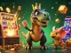 Experience the excitement of F8BET trang chủ with a lively 3D casino illustration featuring animated characters and vibrant game elements.